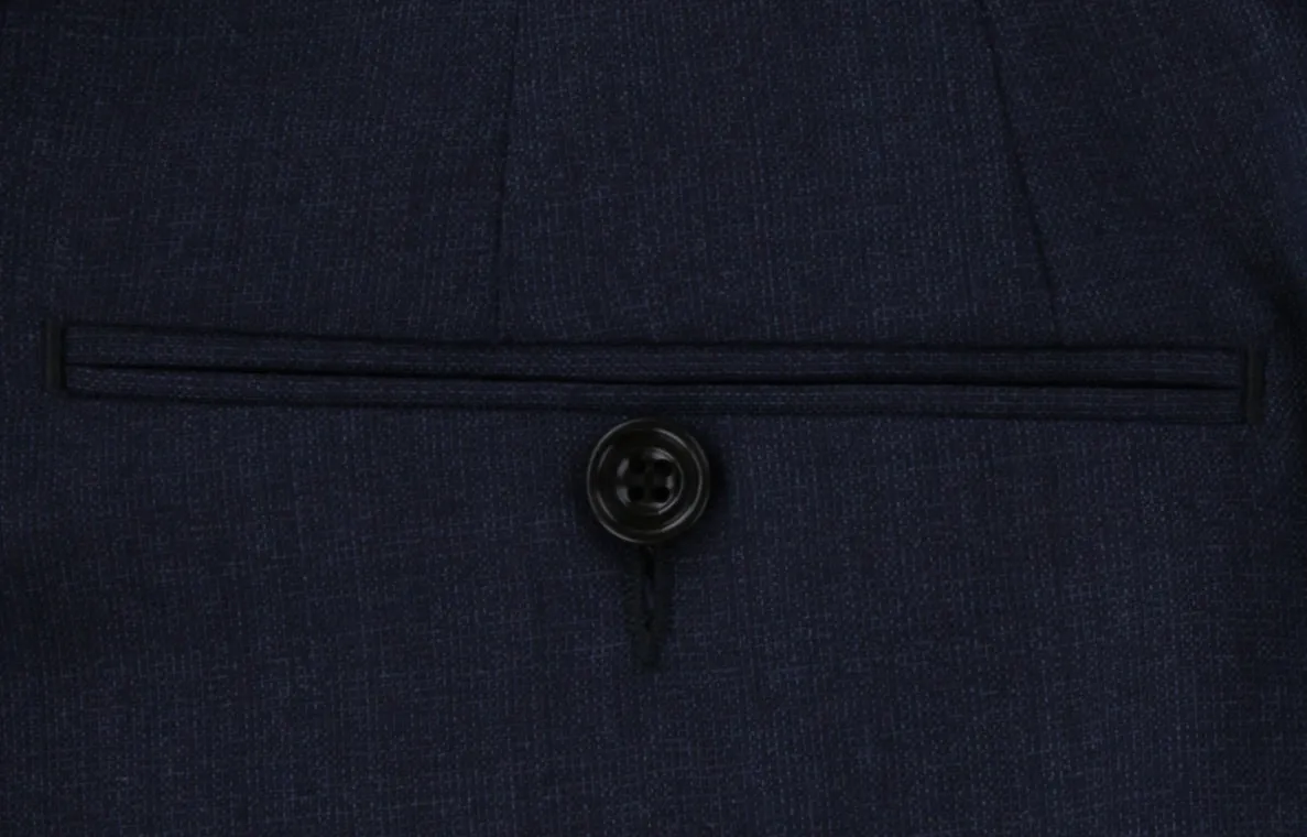 Sartorio Napoli Navy Blue Pants