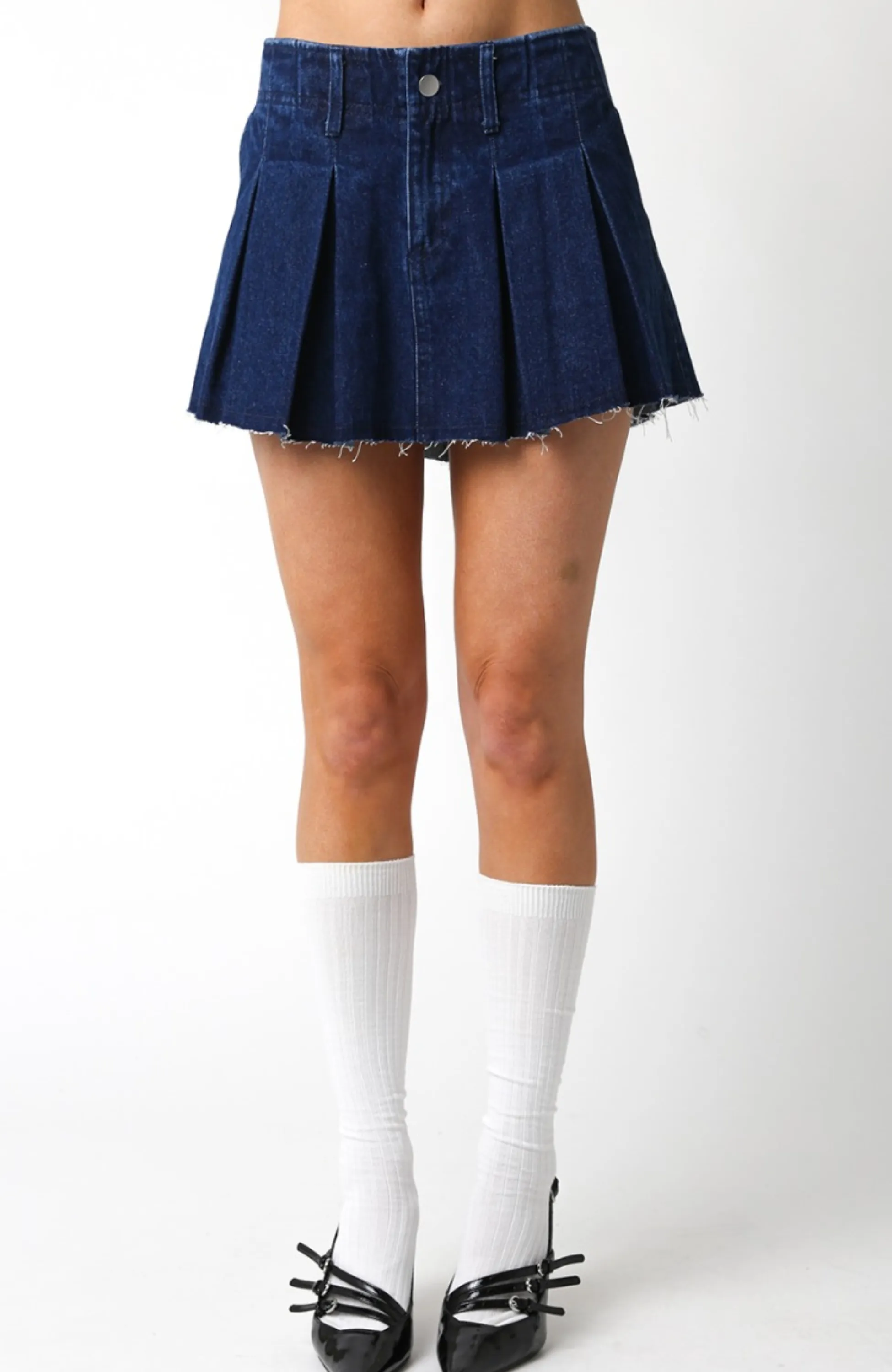 Save Me A Pleat Skirt