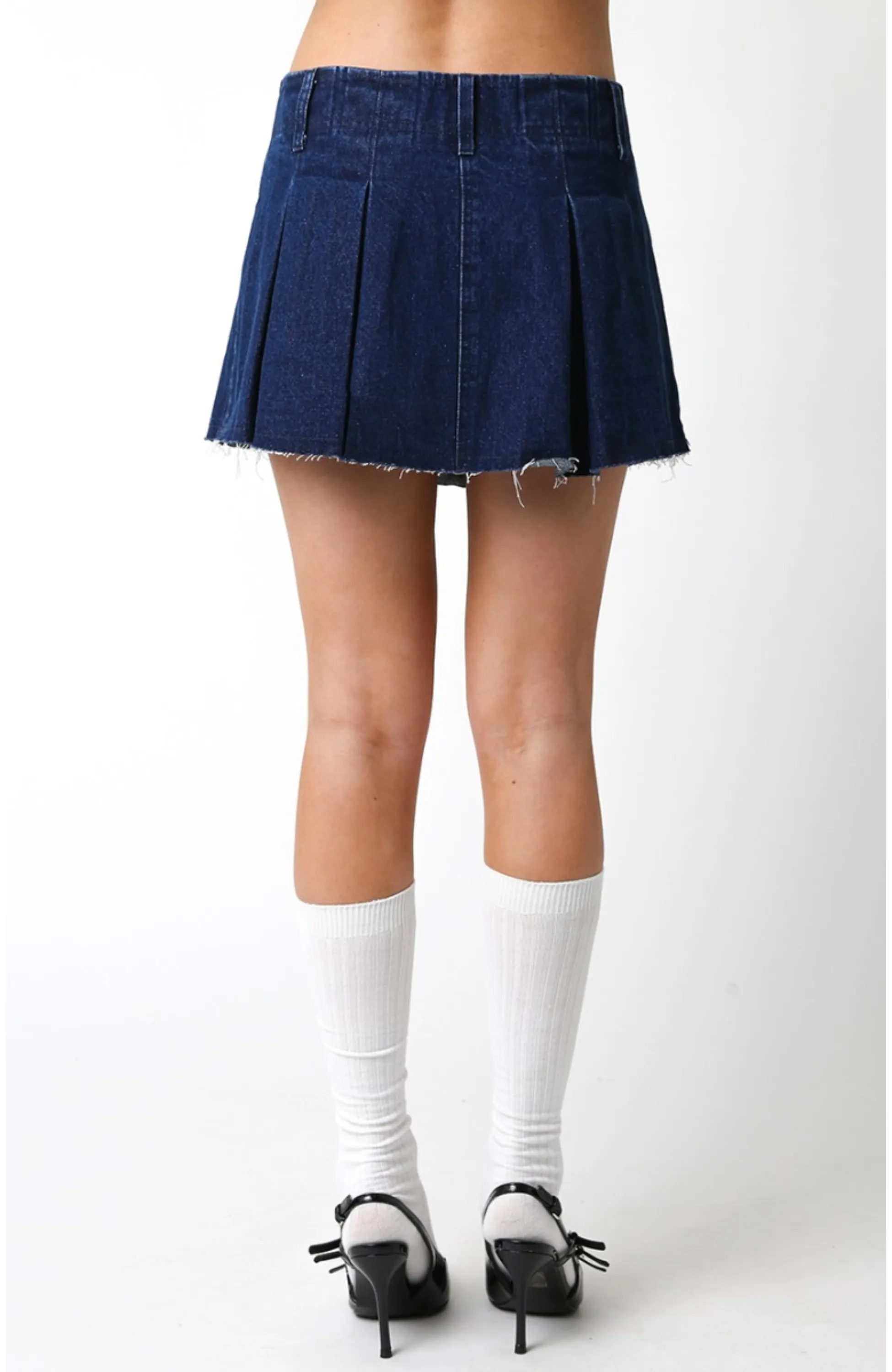 Save Me A Pleat Skirt