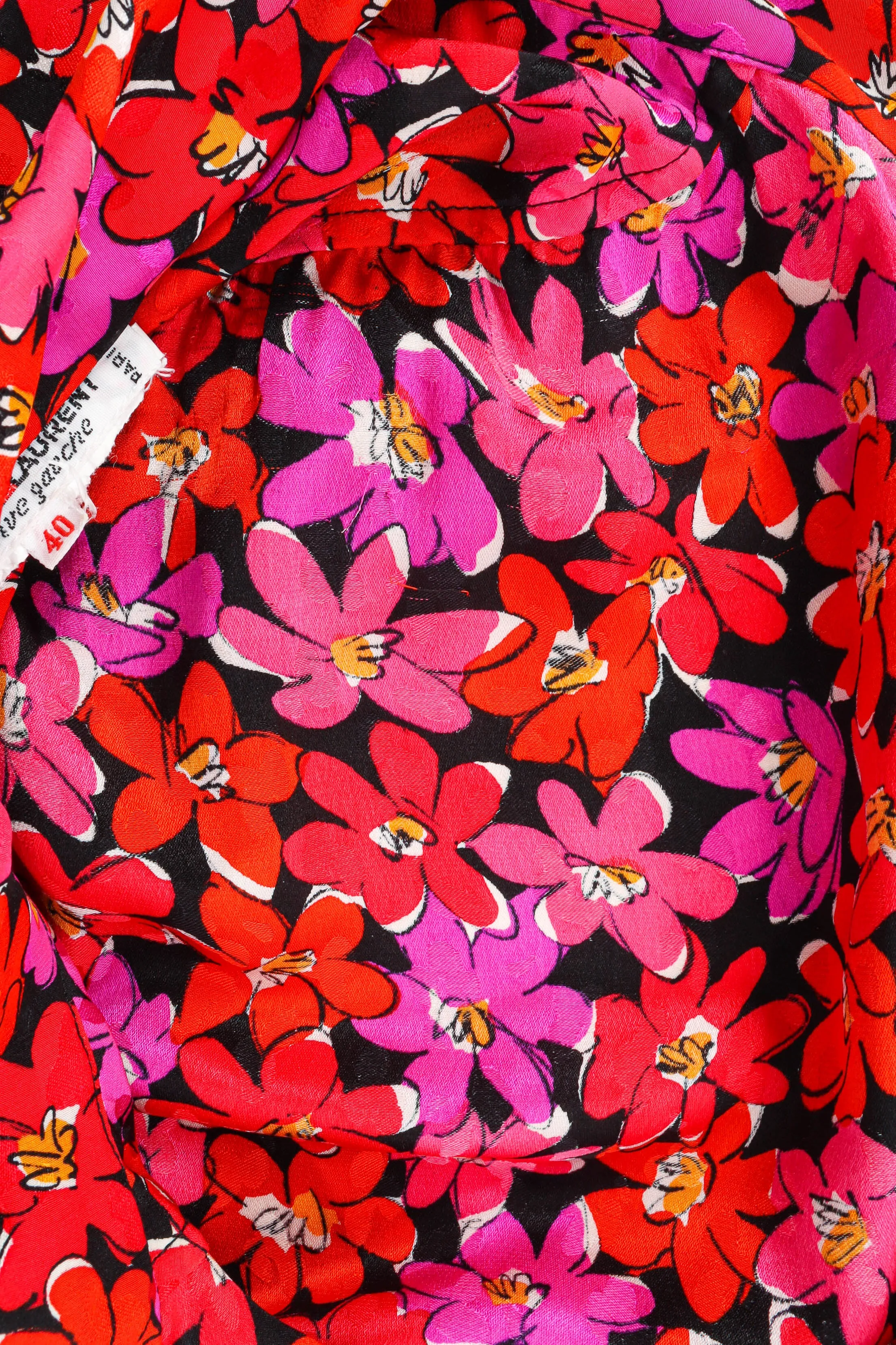 Scribble Floral Print Blouse