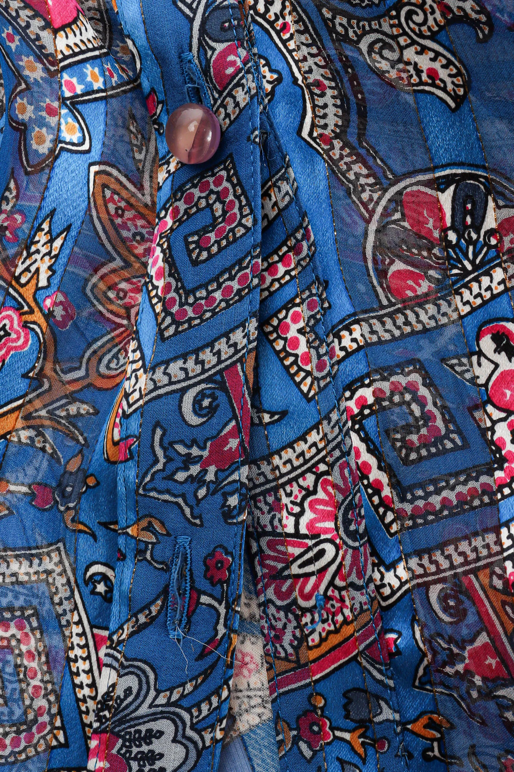 Sheer Paisley Top & Skirt Set