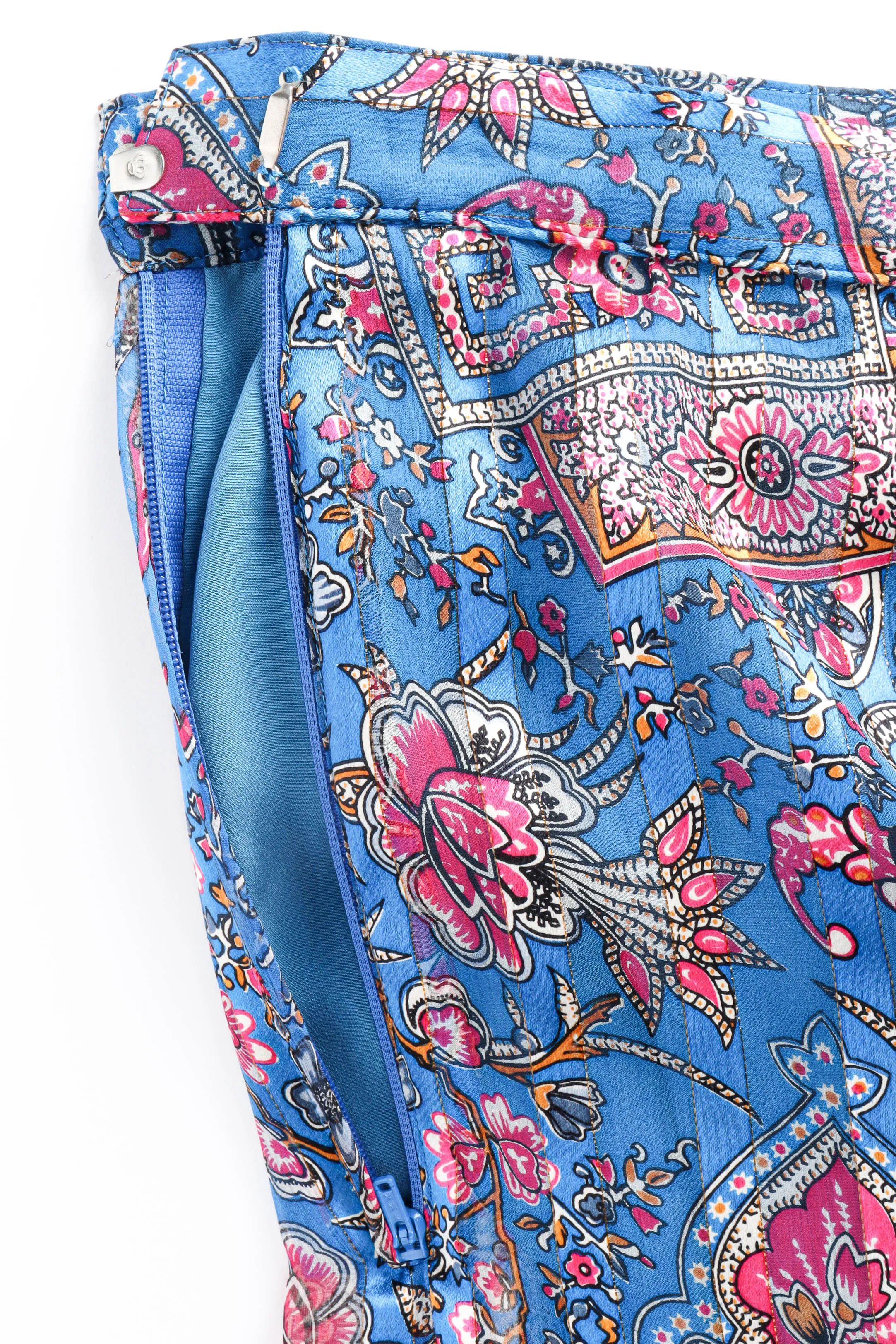 Sheer Paisley Top & Skirt Set