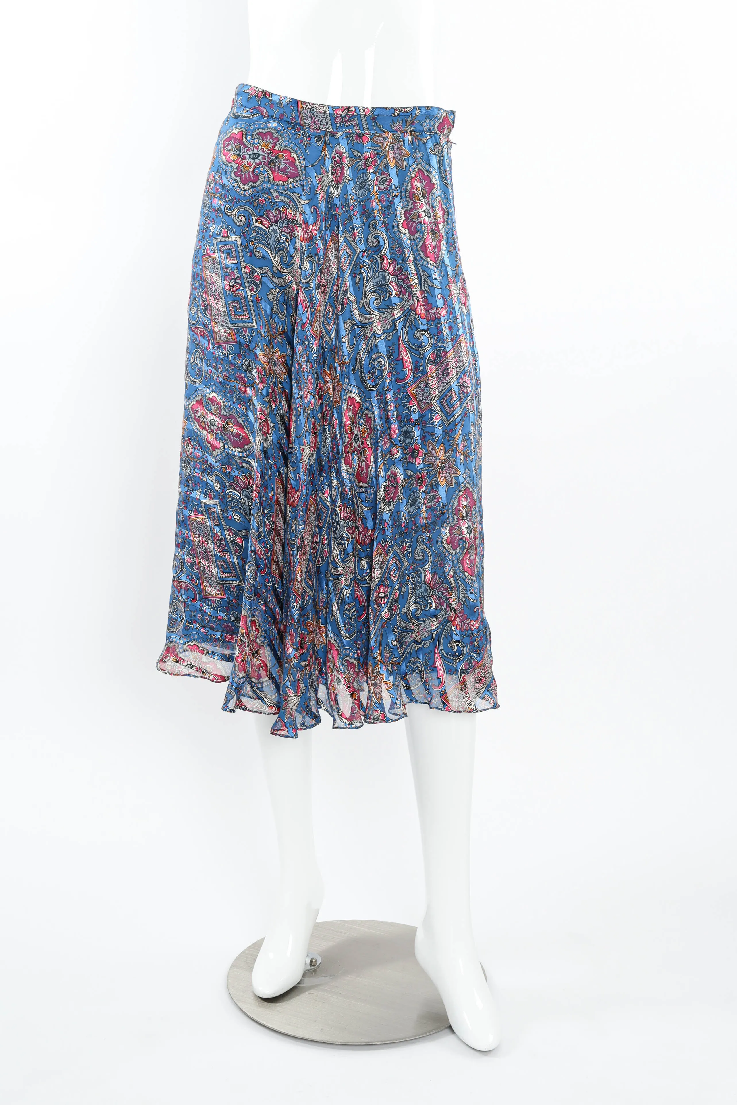 Sheer Paisley Top & Skirt Set