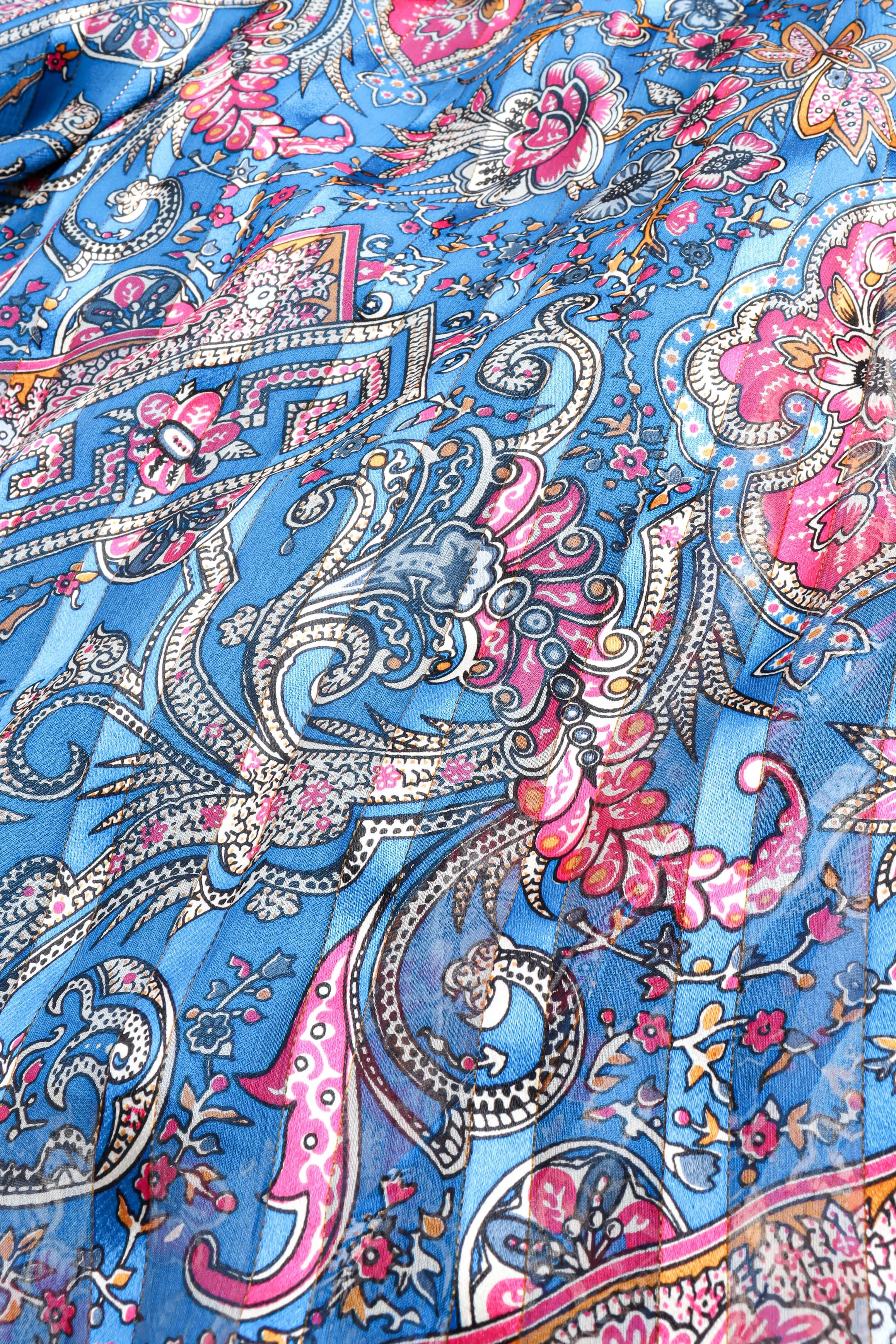Sheer Paisley Top & Skirt Set