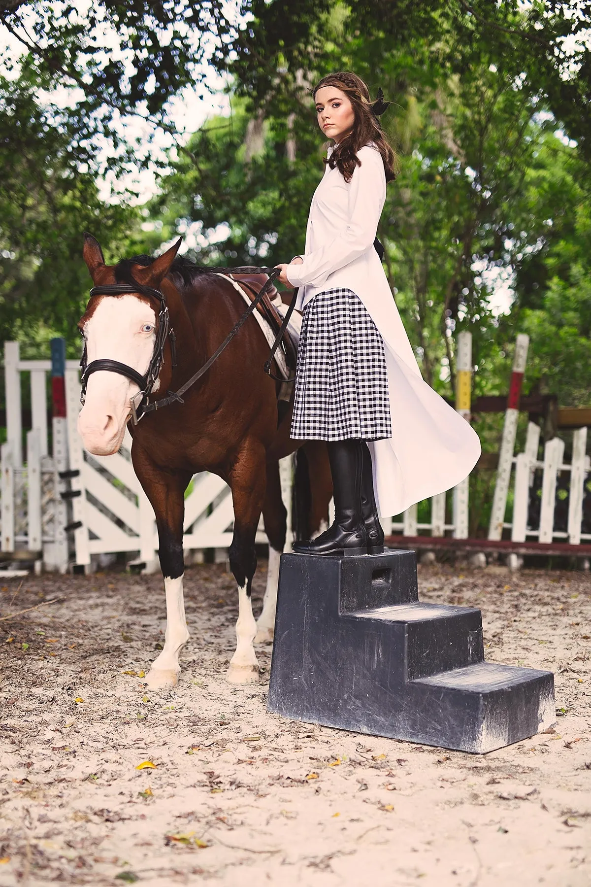 SHIRE - Gingham Check Poplin