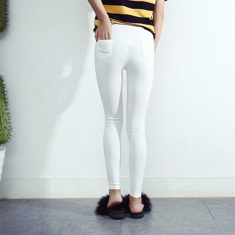 Shredded Pencil Pants