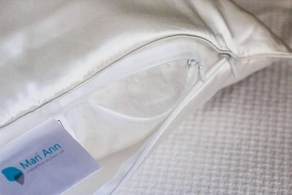 Silk Filled Pillow with Silk Shell by Mari Ann
