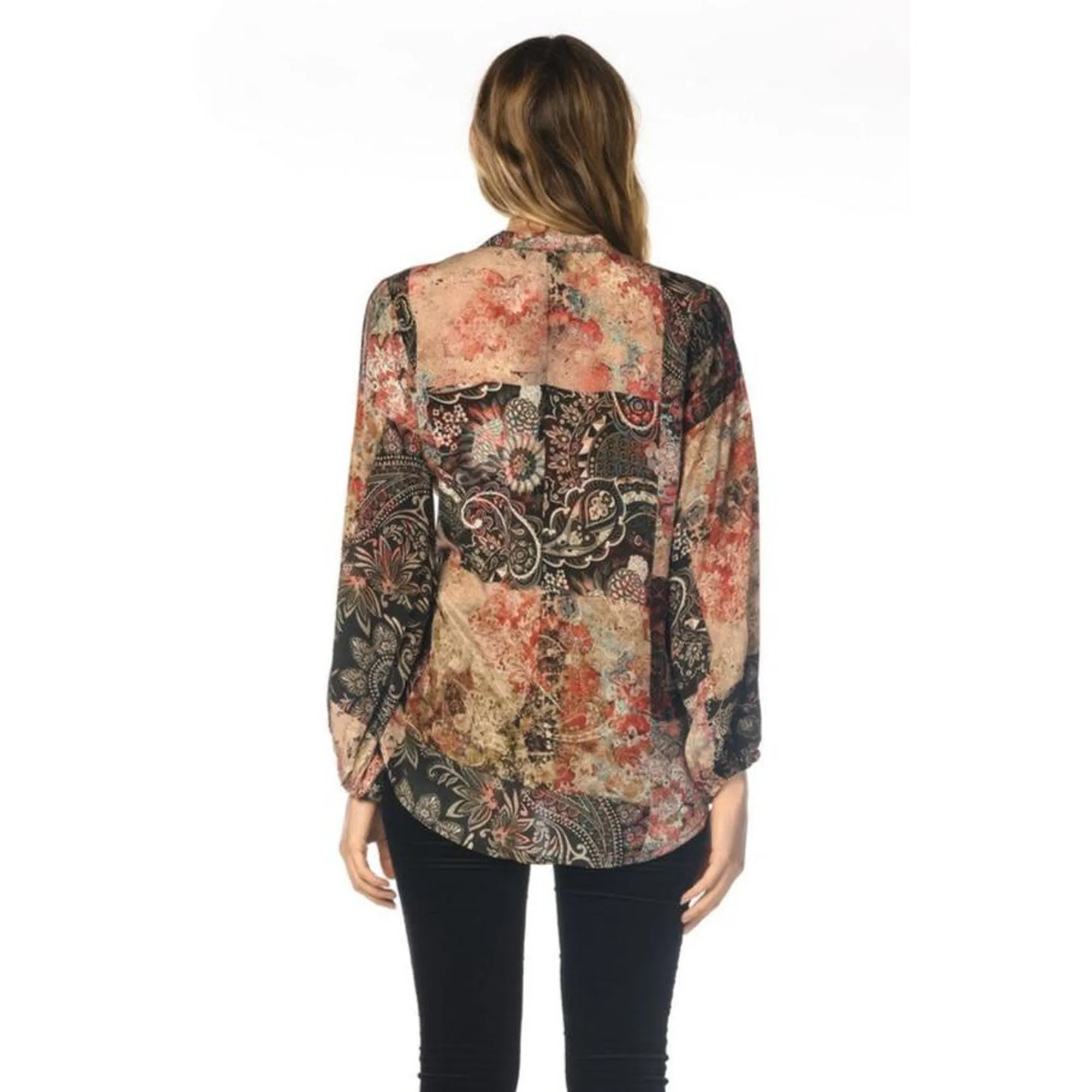 Silk Melany Beige Top