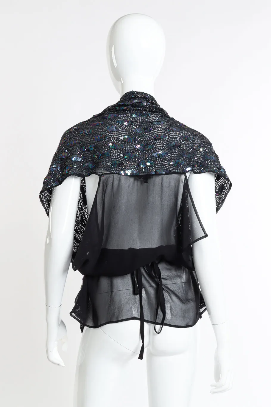 Silk Sequin Top