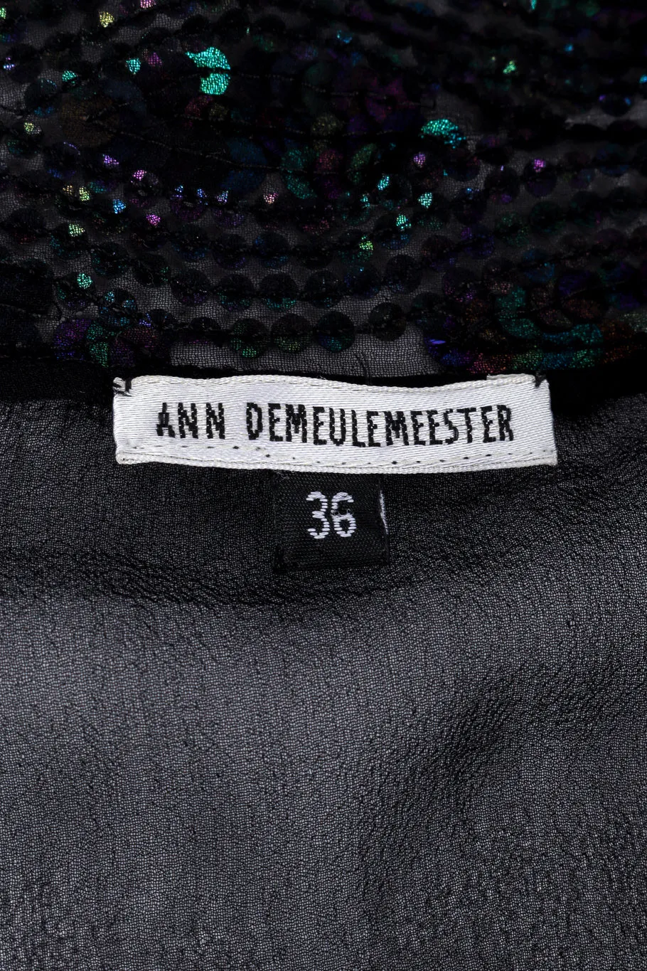 Silk Sequin Top