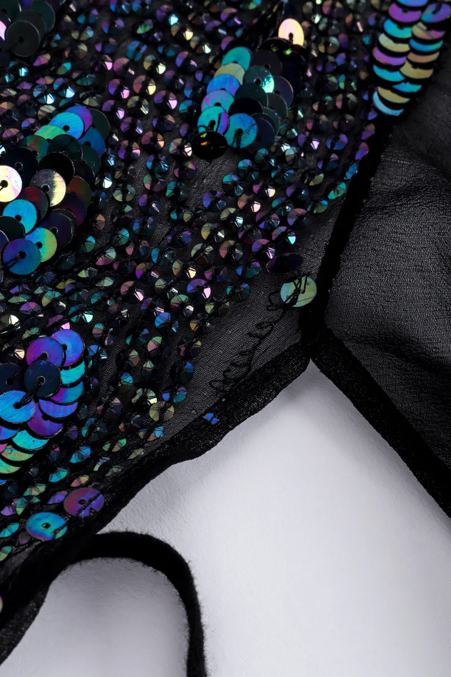 Silk Sequin Top