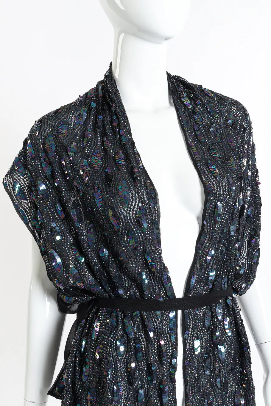 Silk Sequin Top