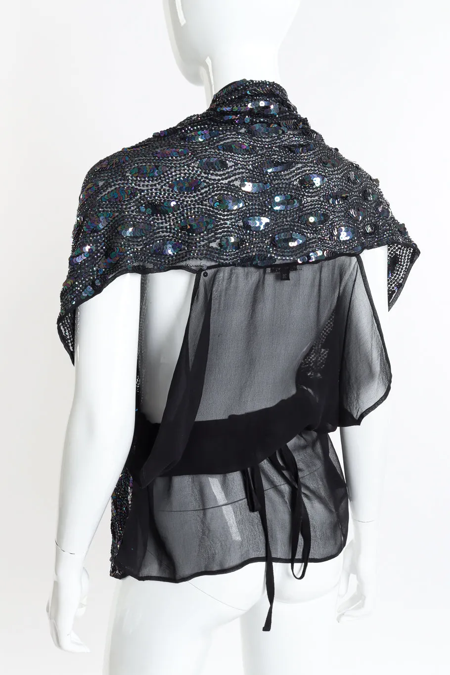 Silk Sequin Top