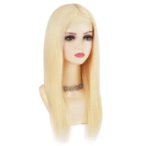 Silk Top Lace Front Wig 100% Virgin Human Hair Color 60#