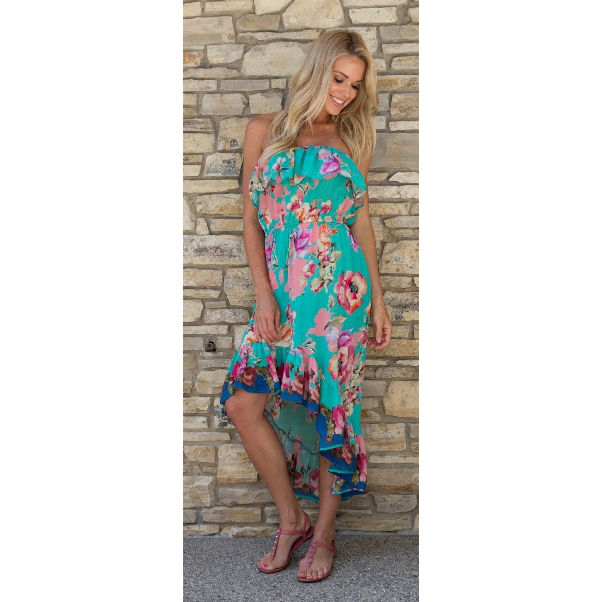 Silk Victoria Floral Dress
