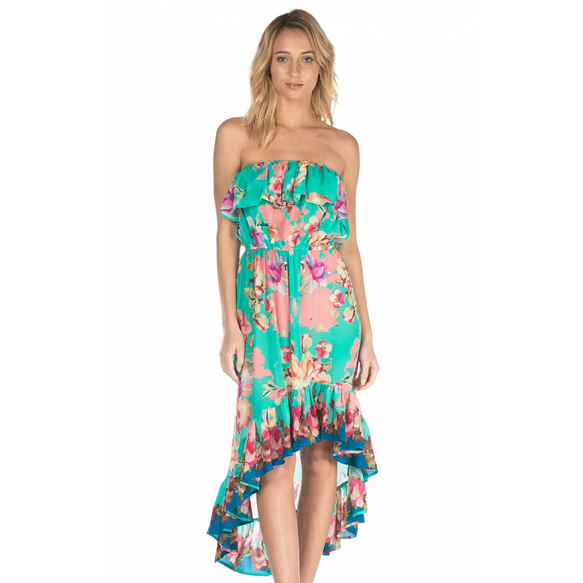 Silk Victoria Floral Dress