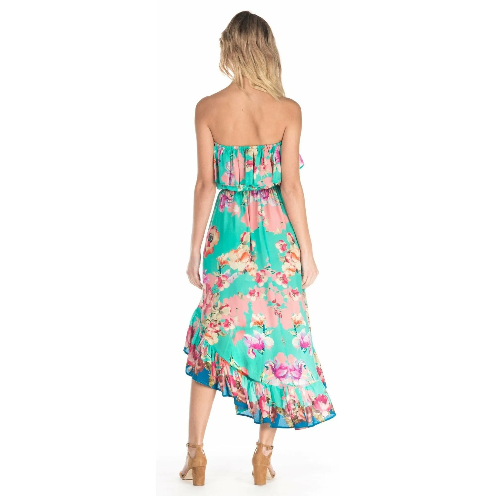 Silk Victoria Floral Dress
