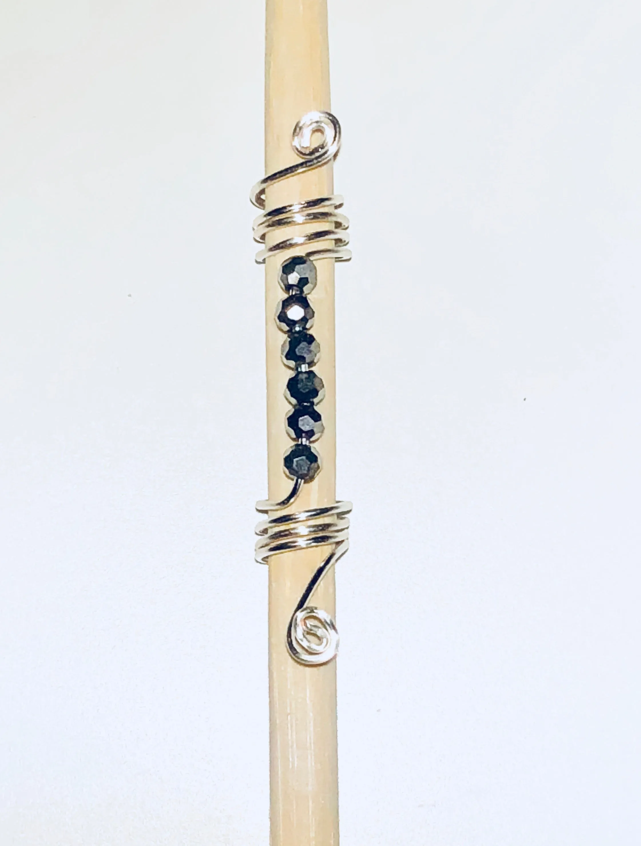 Silver on Silver Loc Jewelry Set | Silver Loc Beads