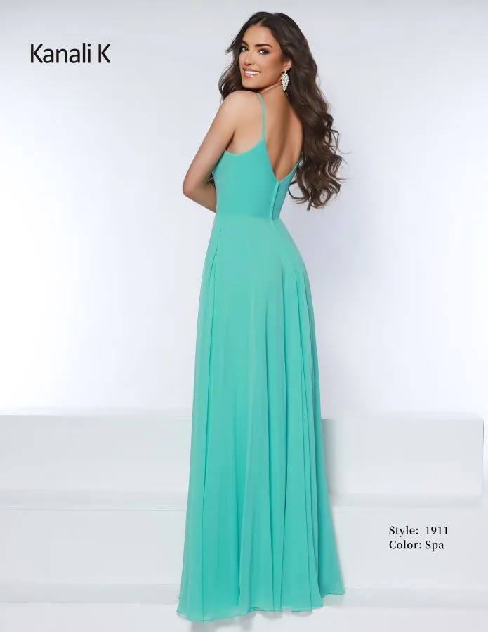 Size 10 Kanali K 1911 Spa Bridesmaid Dress