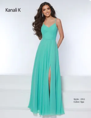 Size 10 Kanali K 1911 Spa Bridesmaid Dress