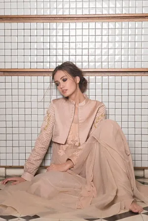 Skinny dip slip, skirt and Bomber Jacket