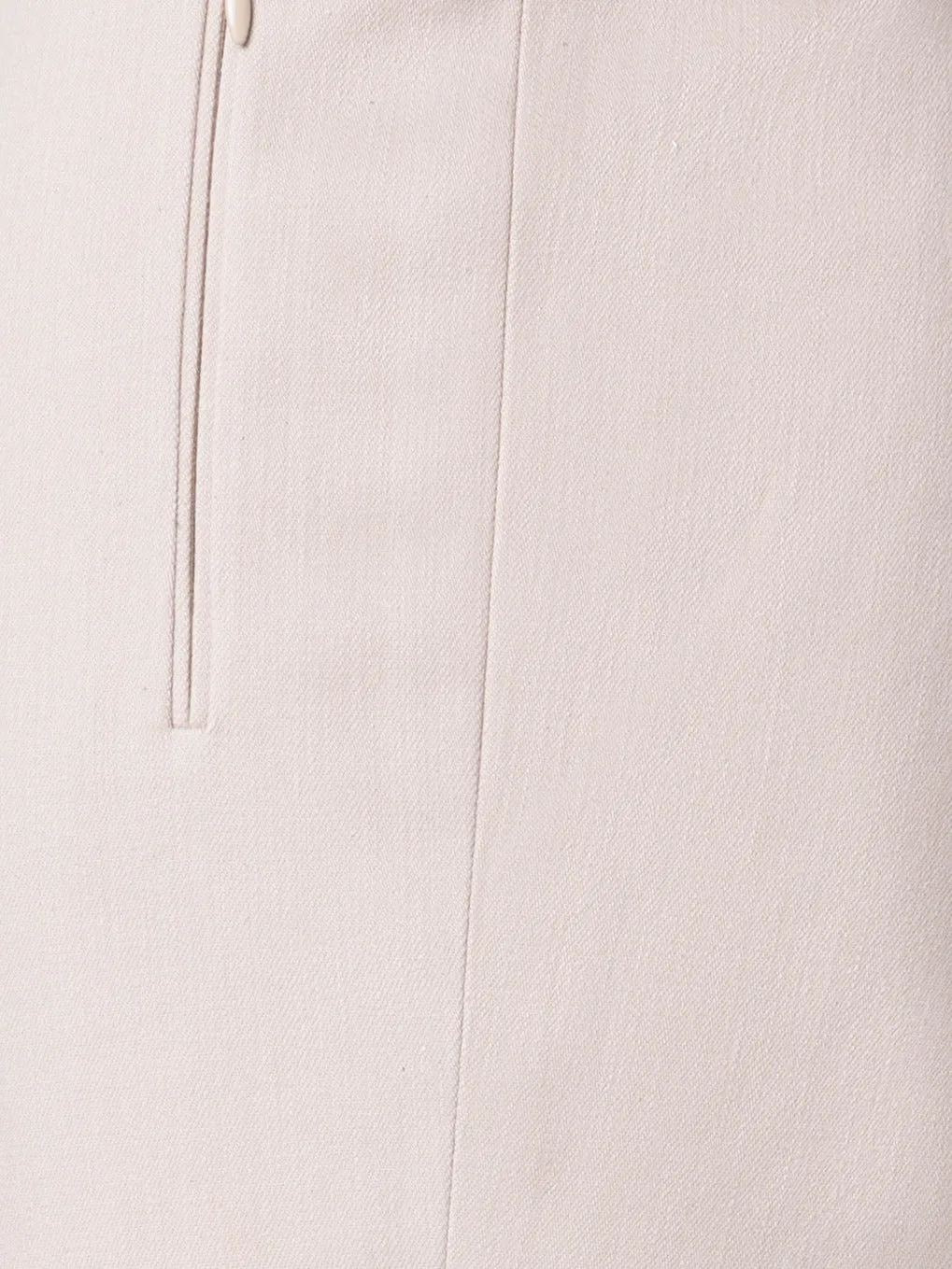 Slim Ankle-Length Cotton Denim Stretch Pants