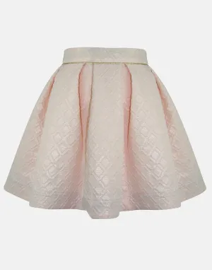 Sophie: Blush brocade skirt