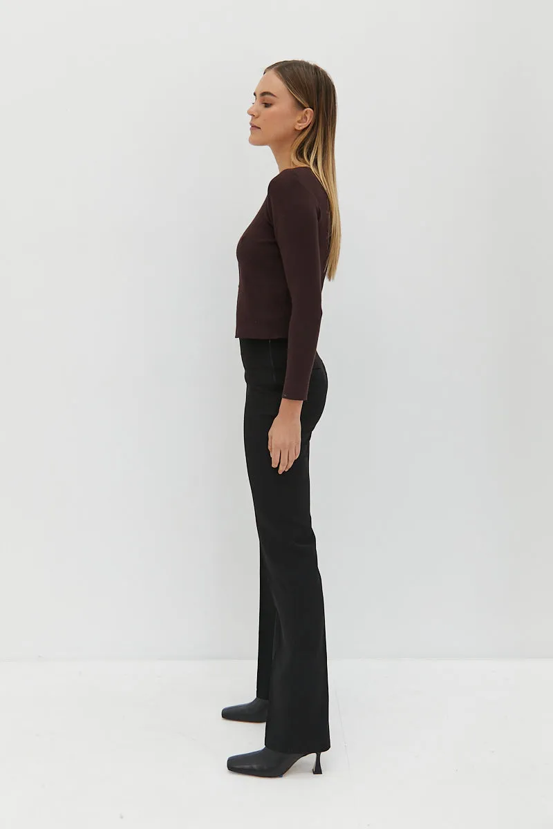 Sophie Cardigan - Cocoa Brown