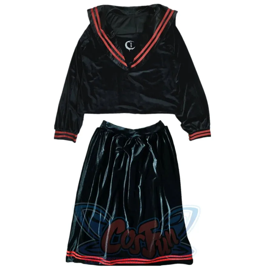 Spring Autumn Street Velvet JK Sailor Suit