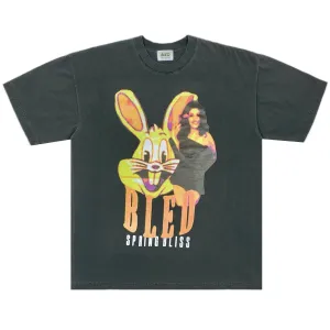 Spring Bliss Garment Dye Tee - Aged Black