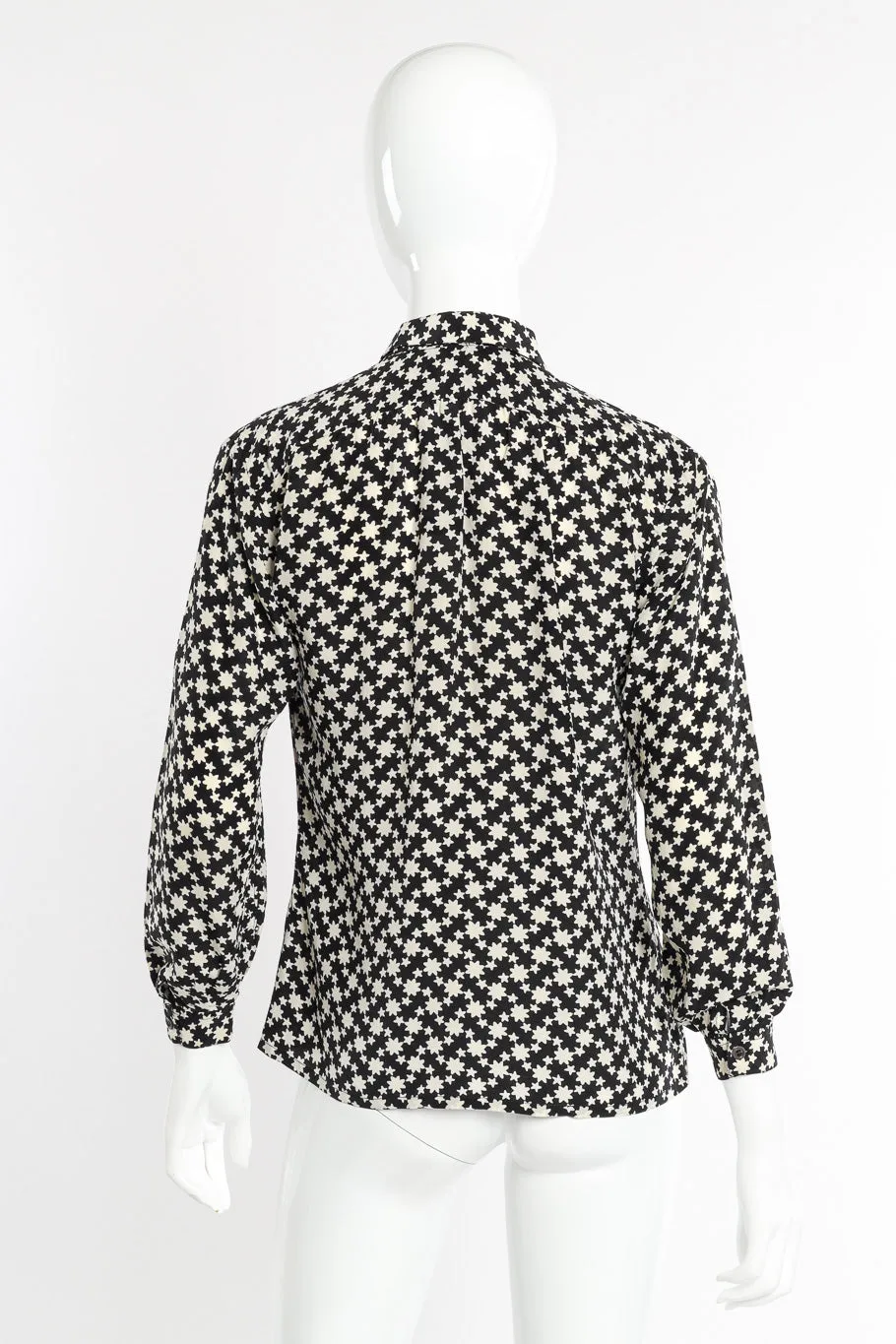 Star Print Blouse