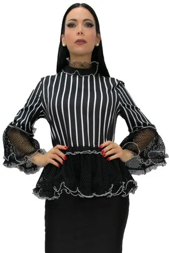 Stripe Peplum Top