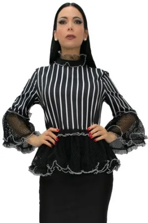 Stripe Peplum Top