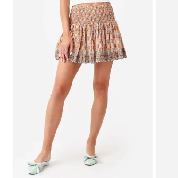 SUR LA VAGUE Cafe ruched mini skirt