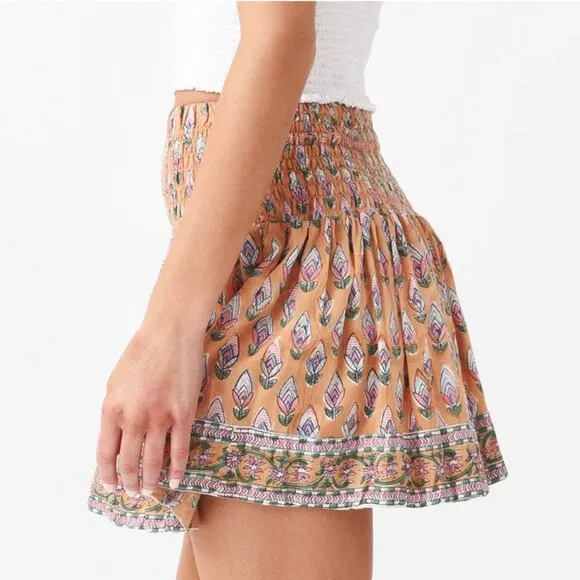 SUR LA VAGUE Cafe ruched mini skirt