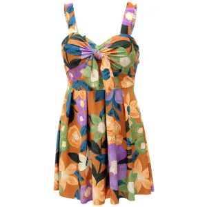 Swimsuit Women One Piece Print Push Up Swim Suit Bathing Suit