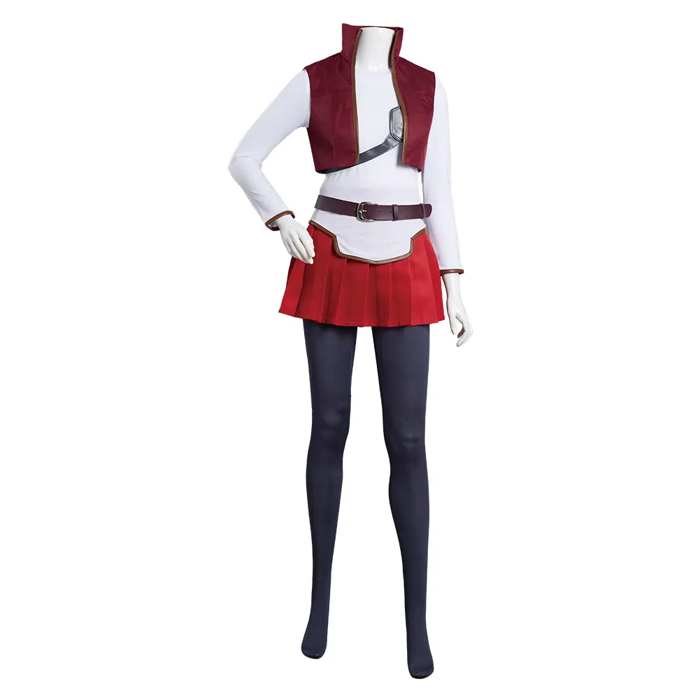 Sword Art Online the Movie: Progressive  Aria of a Starless Night - Asuna Yuuki  Outfits Cosplay Costume Halloween Carnival Suit