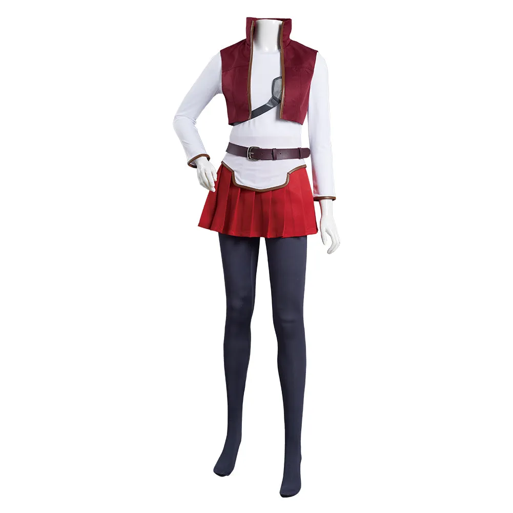 Sword Art Online the Movie: Progressive  Aria of a Starless Night - Asuna Yuuki  Outfits Cosplay Costume Halloween Carnival Suit