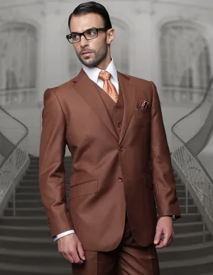 TAZZA COPPER BIG & TALL REGULAR FIT 3 PC SUIT