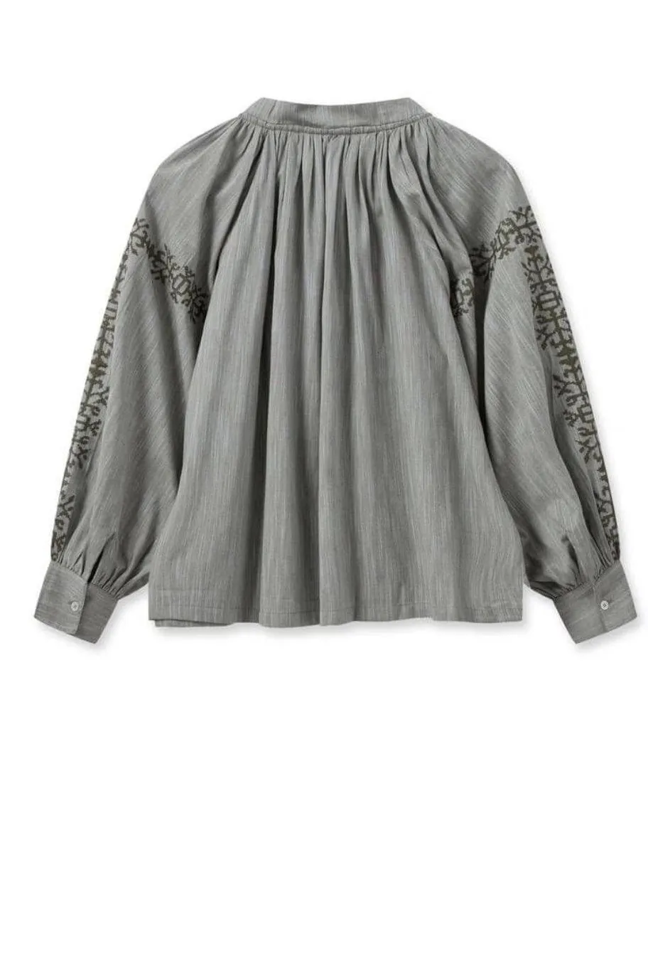 Tessa Embroidery Shirt Burnt Olive