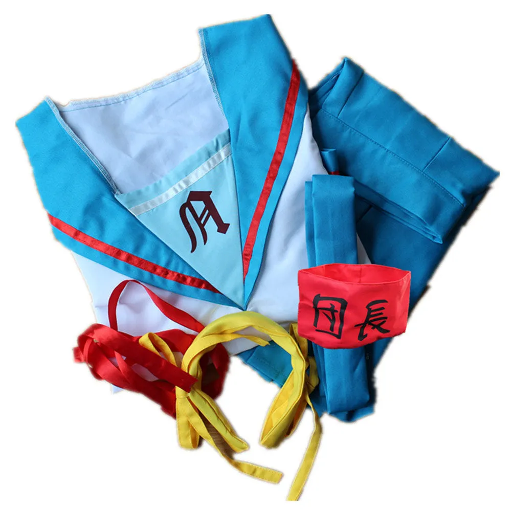The Melancholy of Haruhi Suzumiya SOS Brigade Uniform Cosplay Costume Sailor Suit  Outfits Halloween Carnival Suit