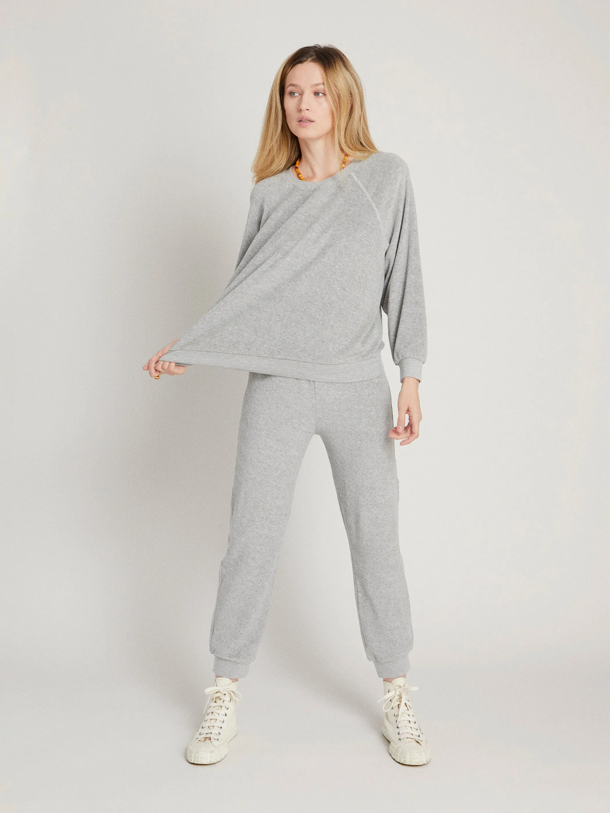 The Tinos Slim Track Pants in Terry