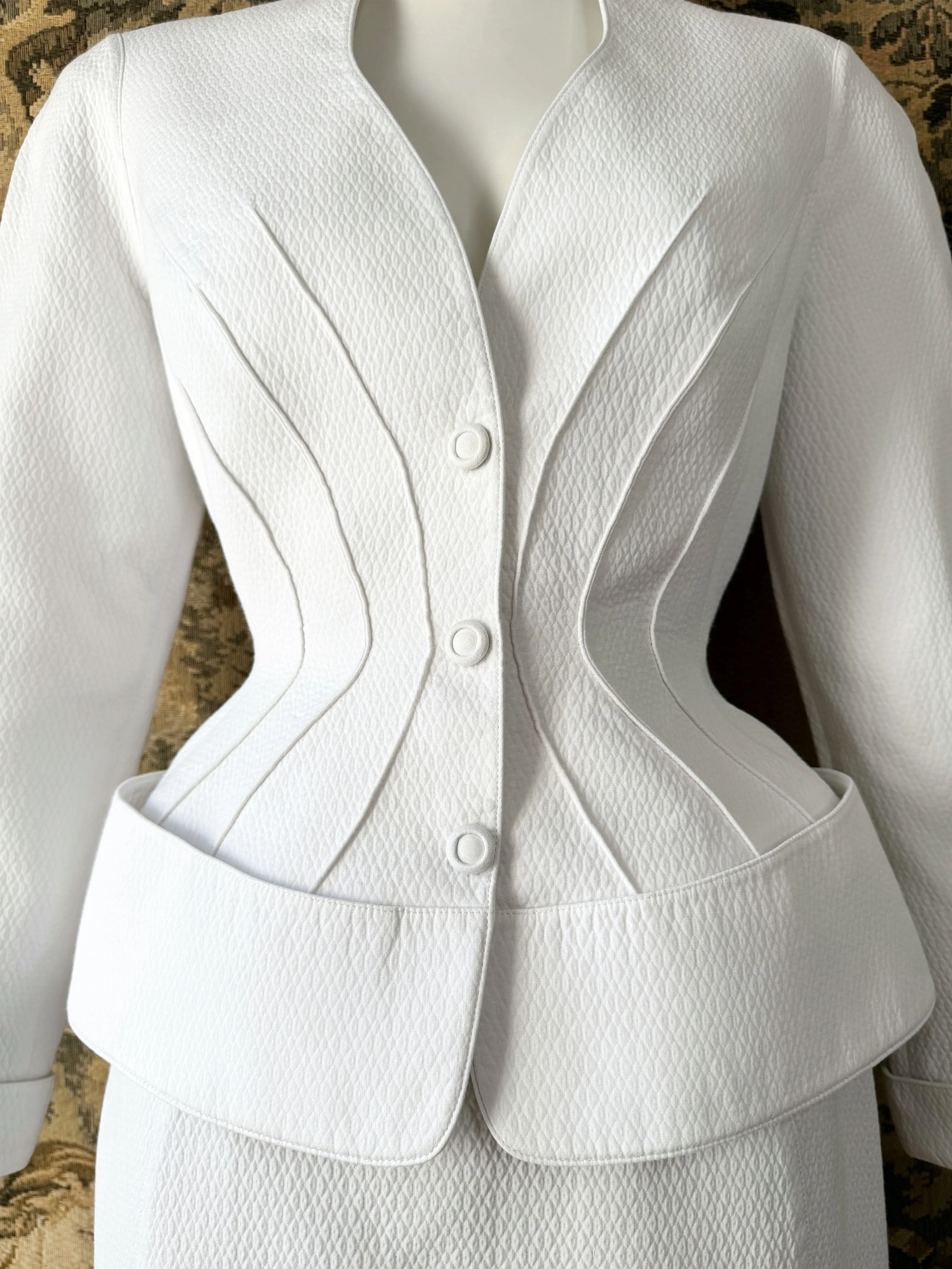 Thierry Mugler Spring 1996 Skirt Suit