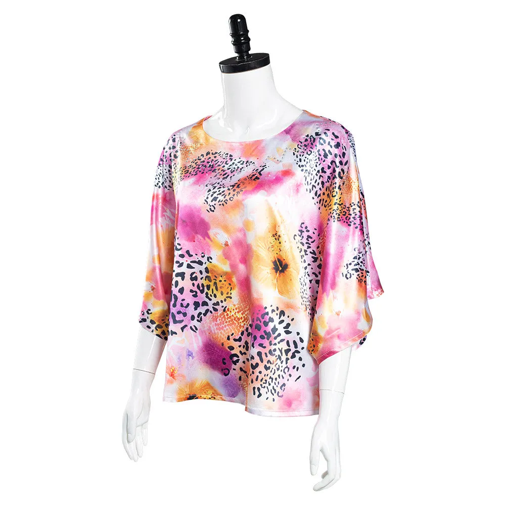 Tiger King Halloween Carnival Suit Carole Baskin Cosplay Costume Top O-Neck Shirt