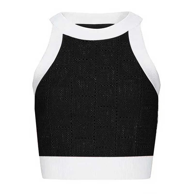 Two-Tone Knit Crop Top   Mini Skirt Suit With Cardigan Jacket 3 Pieces Set