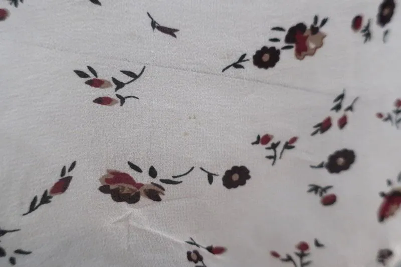Ulla Johnson Blouse Lida White Embroidered Floral Print Silk Size 0 Peasant Top