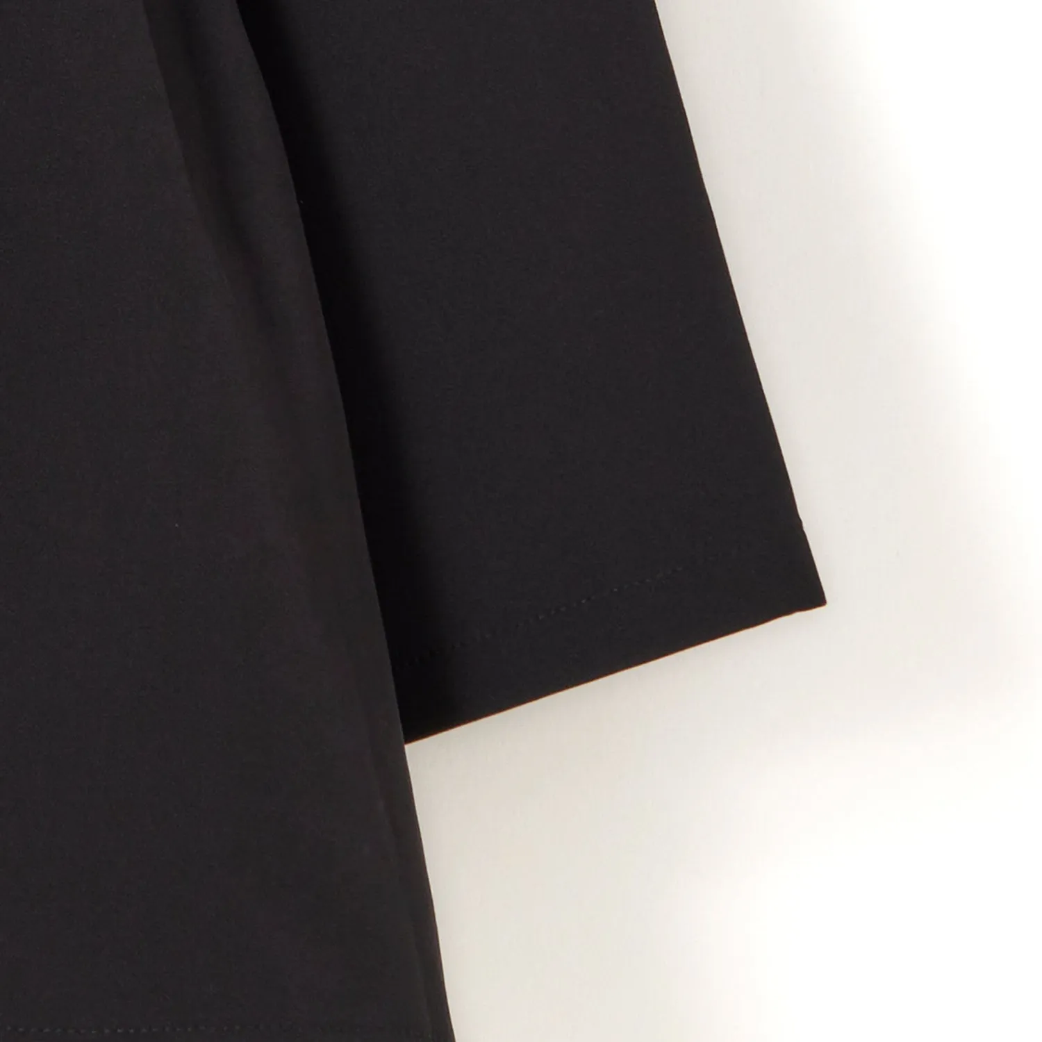 uncinq | アンサンク　Strech Double Cloth Peplum Blouse