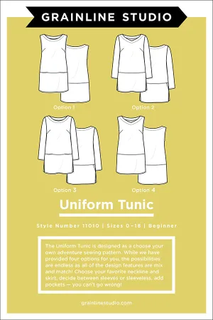 Uniform Tunic Pattern -- Grainline Studio