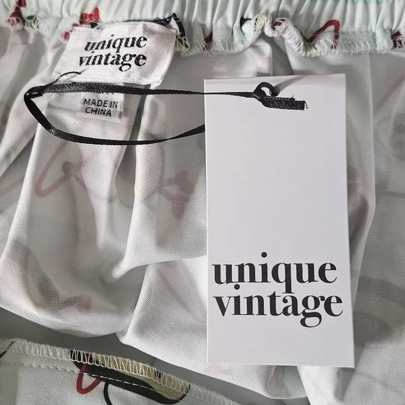Unique Vintage Hula-Hooping Avocados Pleat Front Skirt with POCKETS, sz 14