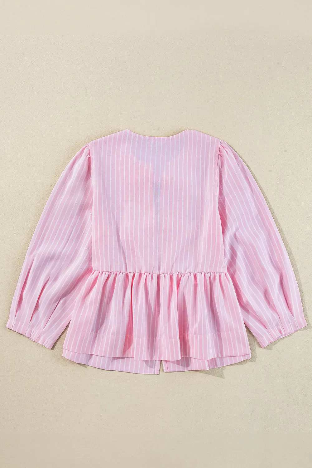 Valerie Bow Striped Blouse
